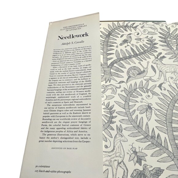 Smithsonian Library Of Antiques Needlework By Adolph S. Cavallo Hardcover 1979 - Picture 5 of 13